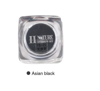 

2 piece PCD High Quality Asian black Permanent Makeup Pigment Eyebrow Ink &semi permanent tattoo blades ink