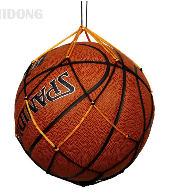 Image 1PC Nylon Net Bag Carry Mesh Volleyball Basketball Holder bag hanging Nylon mesh bags Football Soccer ball outdoor carrier