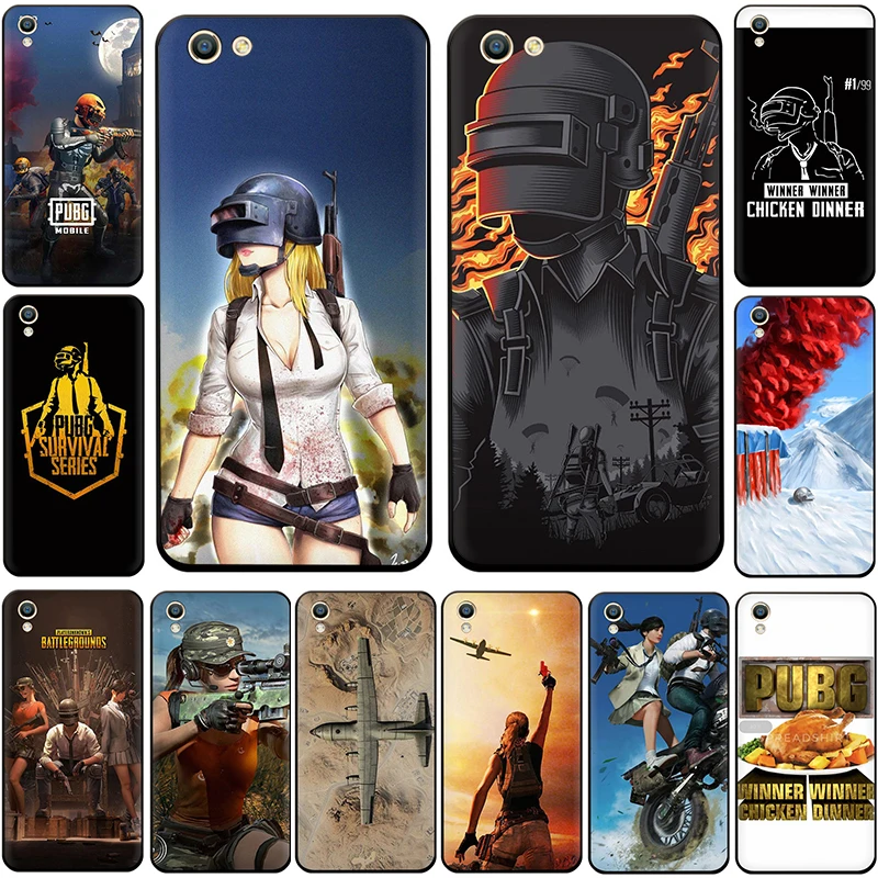 

PUBG TPU Soft Silicone Case Cover for OPPO A5 7 39 57 59 F5 7 9 11 R11 15 17