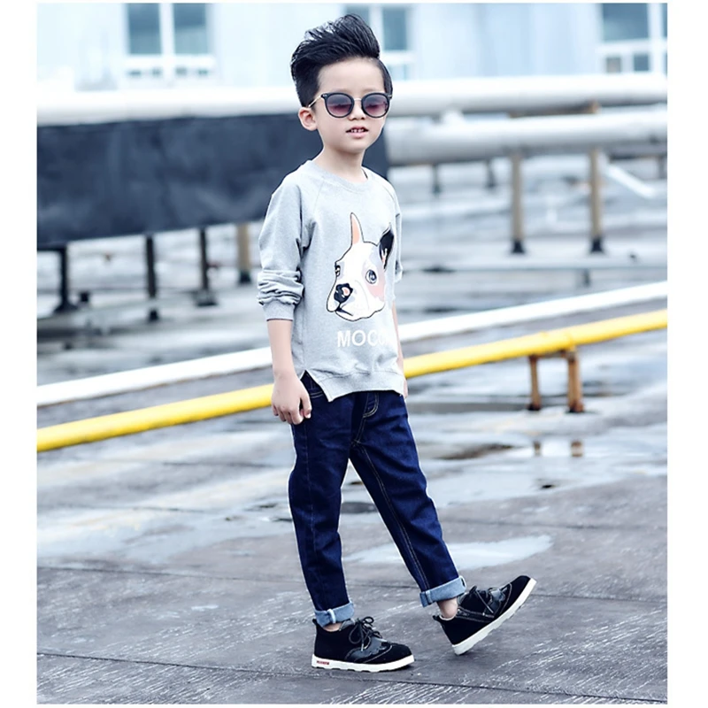 Baby Boys and childrens jeans Pants clothes In the spring and autumn Stylish and simple Boys kids leisure Clothing lrzlyx06 (16)