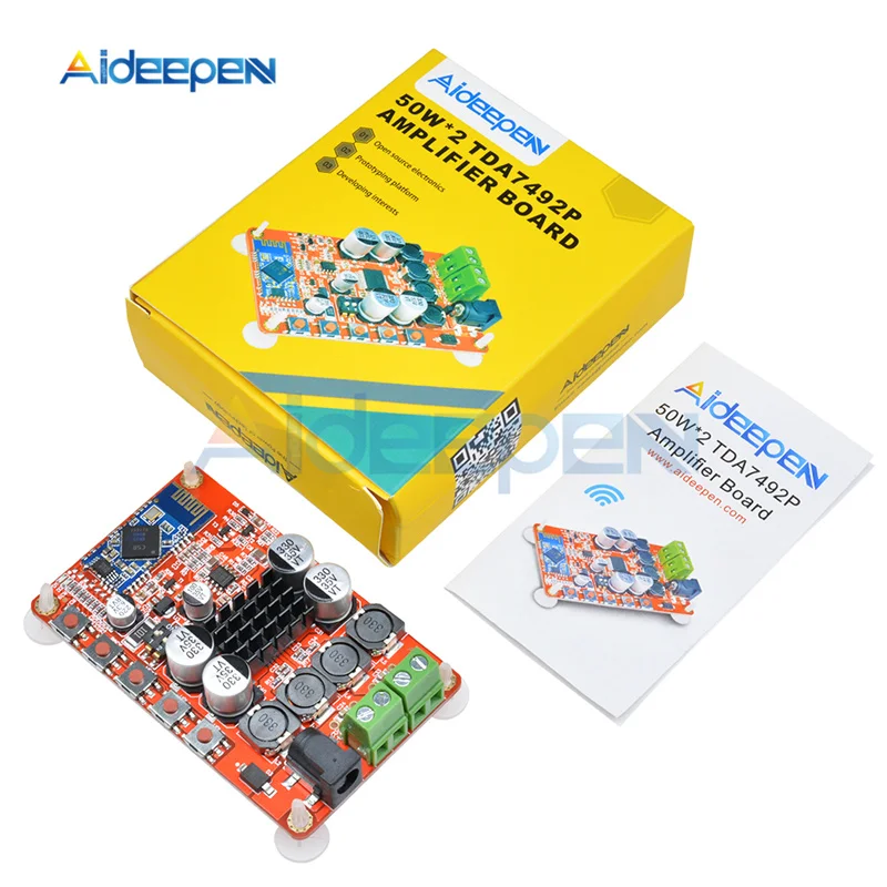 12 В 24 постоянного тока TDA7492P 50 Вт + беспроводной Bluetooth 4 0 аудио приемник плата