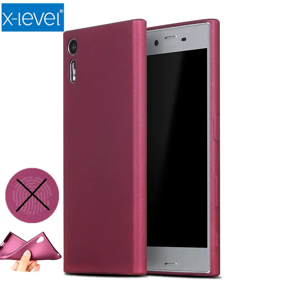 Матовый Силиконовый чехол X-Level для sony Xperia XZs/XZ, Ультратонкий Мягкий матовый чехол из ТПУ для sony Xperia XZ F8331 Dual F8332, чехол