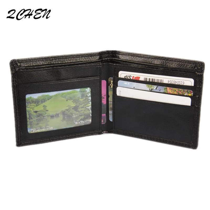 

2019 New high-end PU wallet Men's fashion empty board leisure wallet No LOGO wallet Men's pure color wallet trend 026