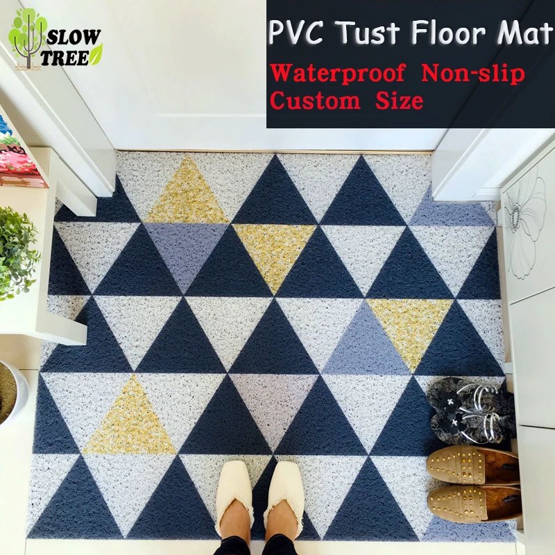 Pvc Floor Mat Dust Removal Coil Mat Non Slip Free Cut Custom Size