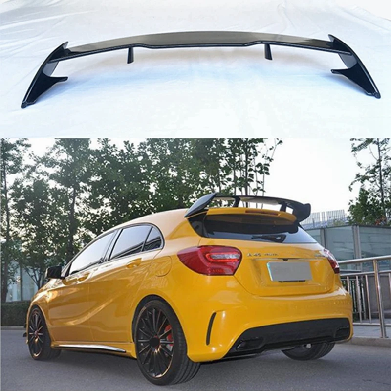 

For Mercedes Benz A Class W176 A160 A180 A200 A250 A45 AMG 5-door Hatchback 2013-2018 ABS Plastic Rear Spoiler Wing Trunk Cover