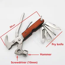 Многофункциональный молоток отвертка picktool слесарный комбинированный инструмент