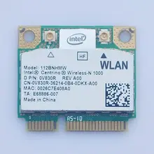 112BNHMW 0V830R для Dell Alienware M14X Intel mediino wireless-N 1000 BGN 300mbps mini PCI-E Wifi карта