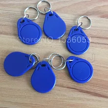 100 шт./лот брелок для ключей 13,56 МГц близость ABS IC метки NFC 1 k контроллер доступа