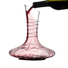 61 унция бессвинцовый хрустальный стеклянный графин для вина ручной работы выдувный высококачественный стеклянный графин для рождественской семьи вечерние 1800 мл