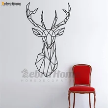 Creativo Geométrico Patrones Animales Wallpaper Modern Art Etiqueta de La Pared para el Dormitorio Sala de estar Mural Decal Decoración