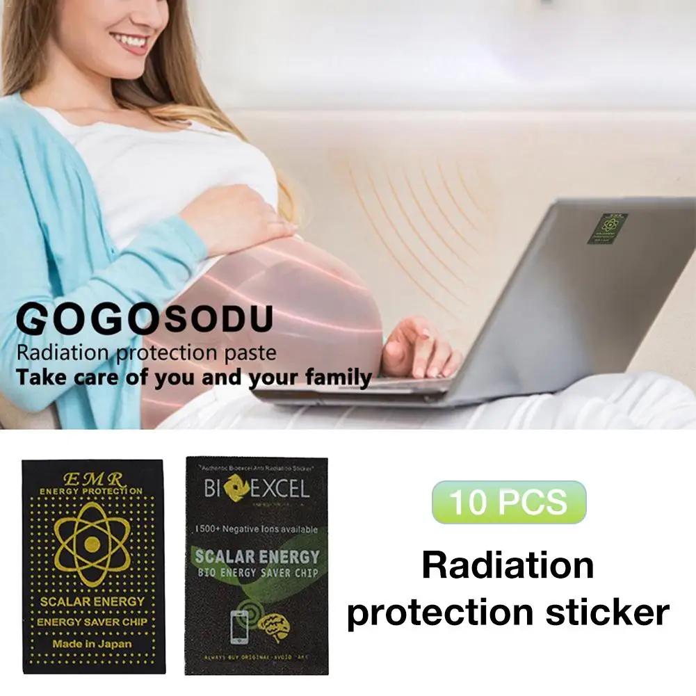 

EMR Mobile Phone Anti-Radiation Stickers Quantum Radiation High Release Negative Ion PET Self-adhesive Film Protection Stickers