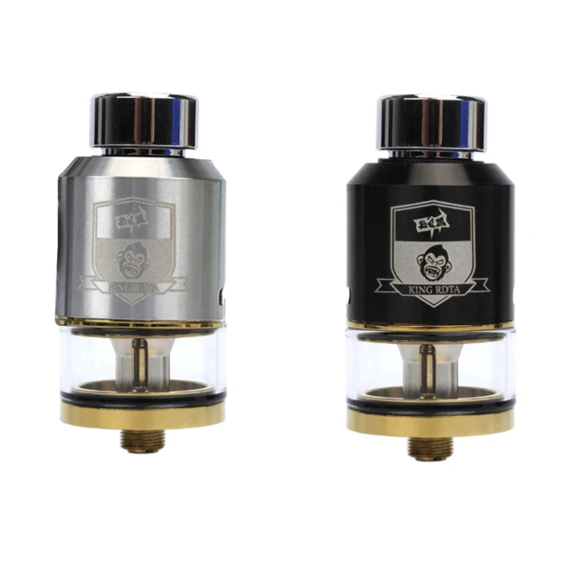 

King RDTA Style 810 RDA RTA 3.5ml Capacity 25mm Vaporizer Tank For Electronic Cigarette Box Mod Hookah Vape Atomizer