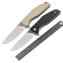 Фотография General 9cr18mov blade G10 handle 2 Colors ball bearing folding knife outdoor camping survival tool hunting EDC tactical knives