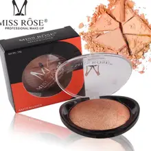 Miss Rose Makeup брендовая палитра бронзаторов румян Макияж для лица Запеченные Румяна для щек Профессиональный paleta de blush