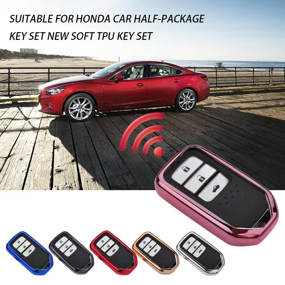 Автомобильный набор ключей для Honda CRV Odyssey Accord, автомобильный корпус, стильный защитный брелок, аксессуары