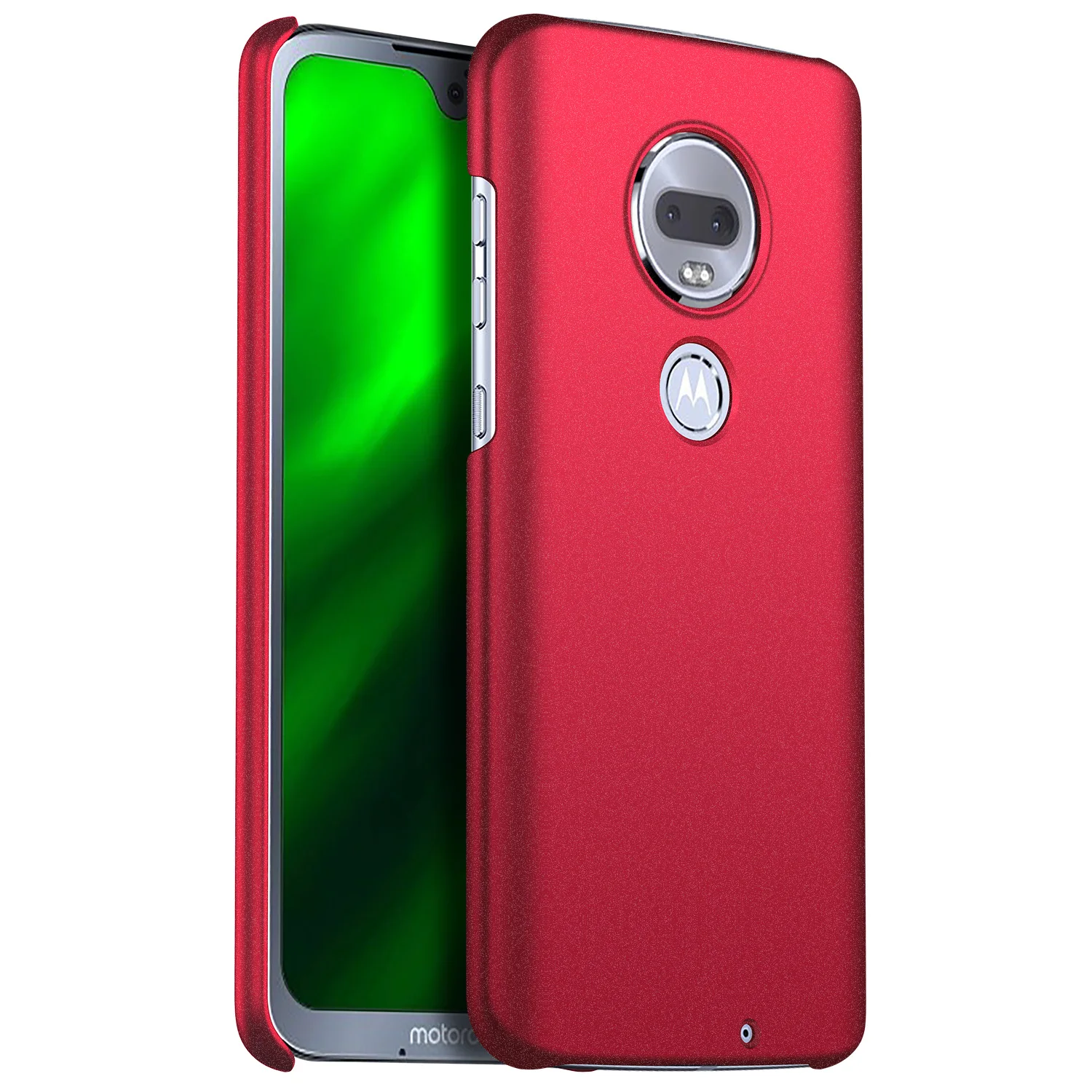 Для moto rola moto G7 чехол роскошный высококачественный Жесткий ПК Тонкий чехол матовый защитный чехол на заднюю панель чехол s для moto g7 полный Чехол - Цвет: Matte Red