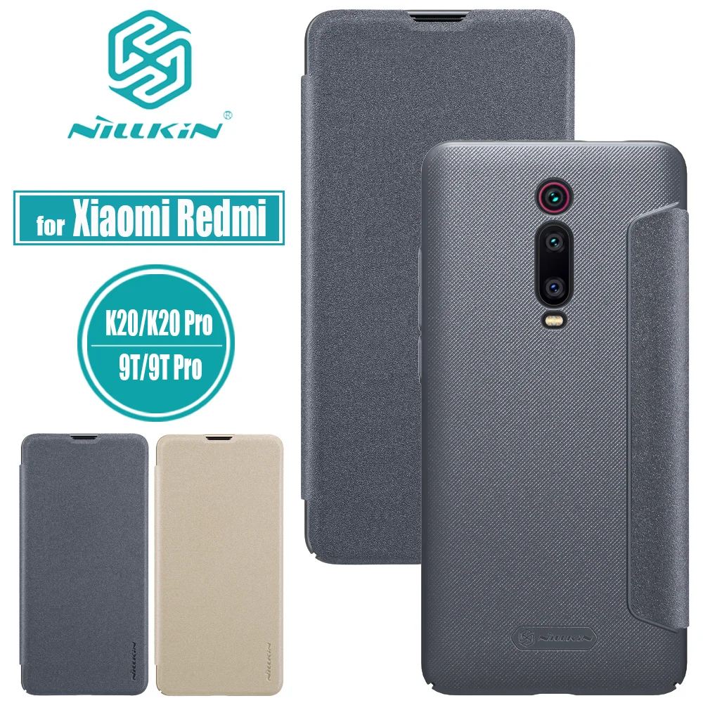 

for Xiaomi Mi 9T Pro Case Cover Nillkin Super Thin Hard Plastic Leather Phone Back Cover Flip Case For Xiaomi Redmi K20 Pro Capa