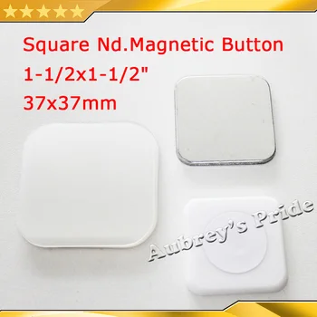 

Square 37x37mm 100 Sets NEW Fridge Dialog Box Nd. Strong Magnetic Back Button Maker Supply Materials