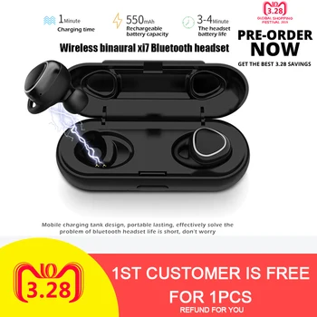 

TWS Mini Sports Wireless Bluetooth Headset with Microphone Headset with Charging Base