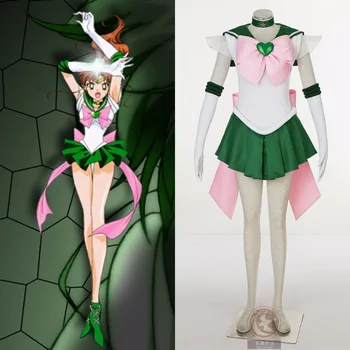

[STOCK] 2018 Anime Sailor Moon Kino Makoto SuperS Uniform XS-3XL Cosplay Costume For Women Halloween Free Shipping New.