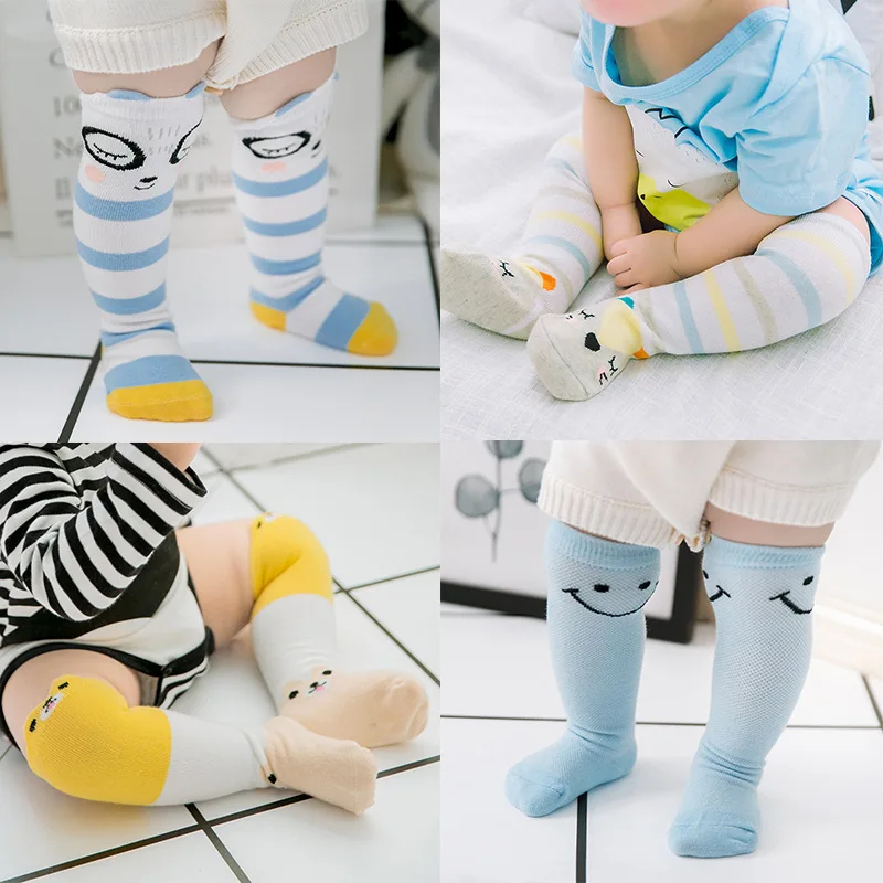 New baby Toddler knee high sock Baby Girl Boy Socks lovely Cartoon leg