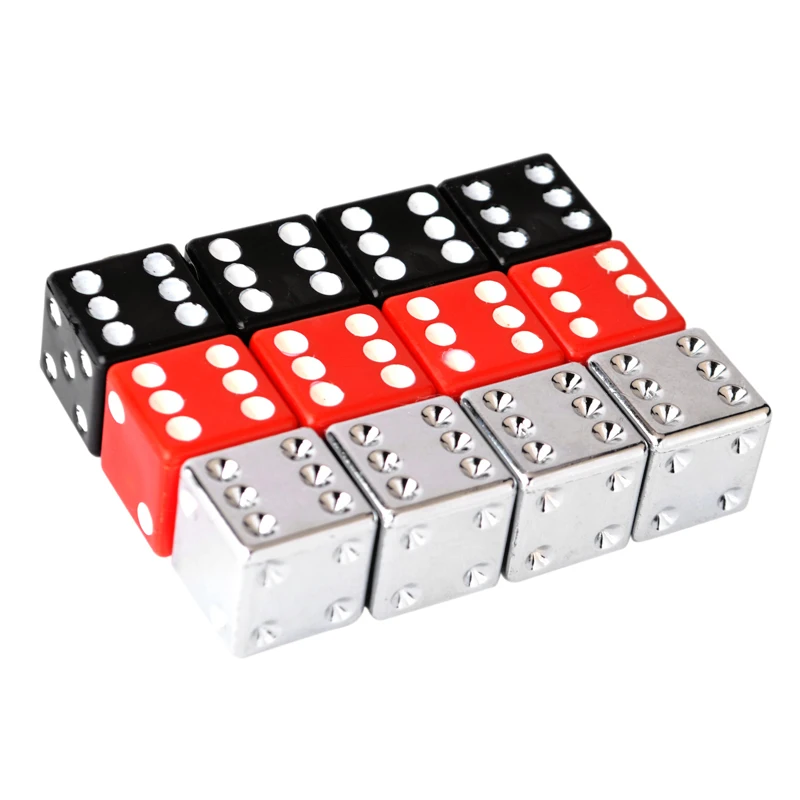 

SPEEDWOW Car Styling 4 PCS Dice Valve Caps Univeral Tire Air Valve Stems Cap Car Trunk Bike Bicycle Wheel Rims Accessories
