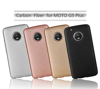 

100pcs/lot Carbon Fibre Soft TPU Cover Case For Motorola Moto G5 /Moto G5 Plus /Moto C Plus/Z2 Play/ G4 Plus