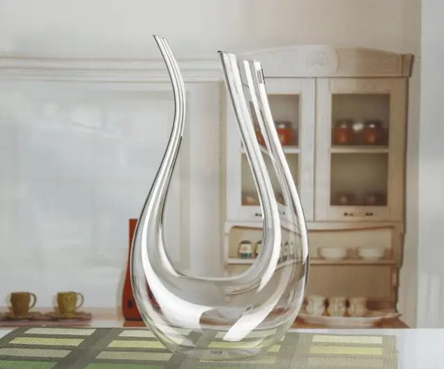 1500ML Big Decanter Handmade Crystal Red Wine Brandy Champagne Glasses