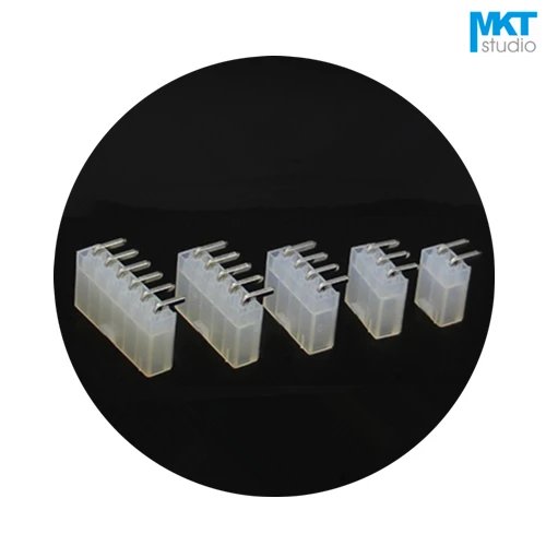 Produktbild von 50 Stück 1x4 Female Header – Single Row, 2.54mm Pitch, PCB Steckverbinder