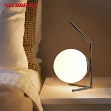 Настольная лампа в стиле арт-деко, прикроватная лампа для спальни, отеля, фойе, светодиодный светильник, настольная лампа, освещение для учебы