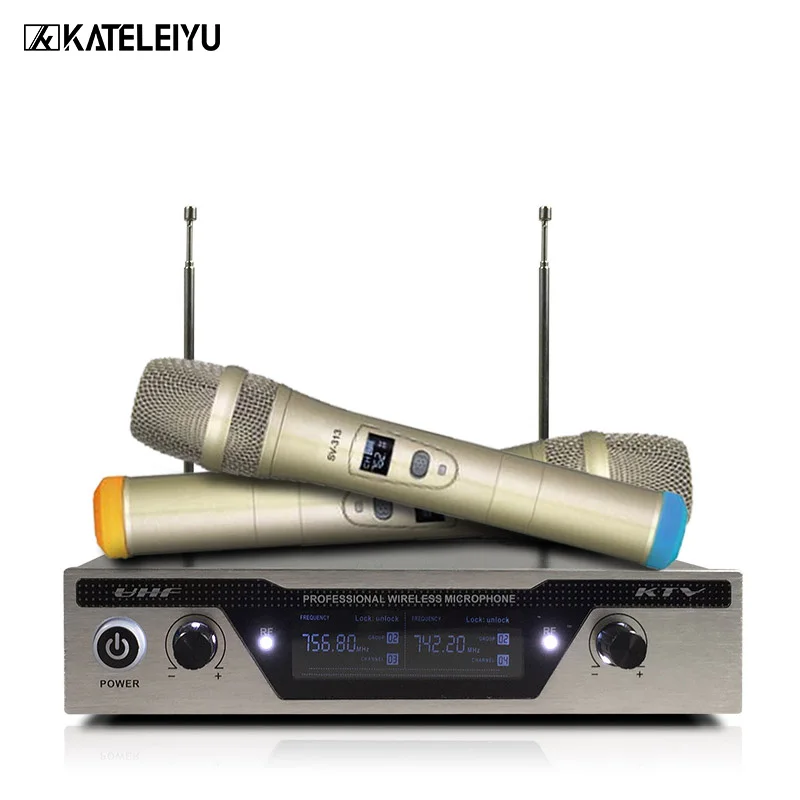 

Professional hot sale karaoke with wireless system and high quality U1800 microphones 2 channels
