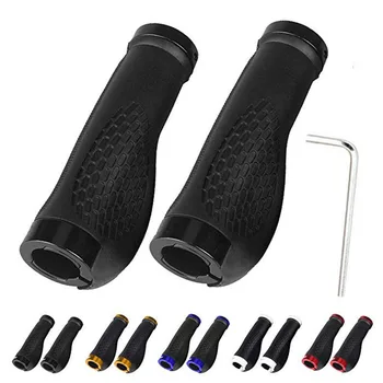 

1 Pair Mountain Road Bicycle Handlebar Grips Ergonomic Rubber Bike Handle Grips Cycling Riding Bicycle Handlebars Grips 6 Colors