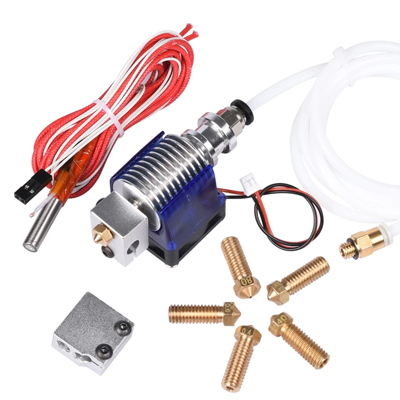 3D Printer J head Hotend with Fan for 1 75 3 0mm 12 v 3D v6