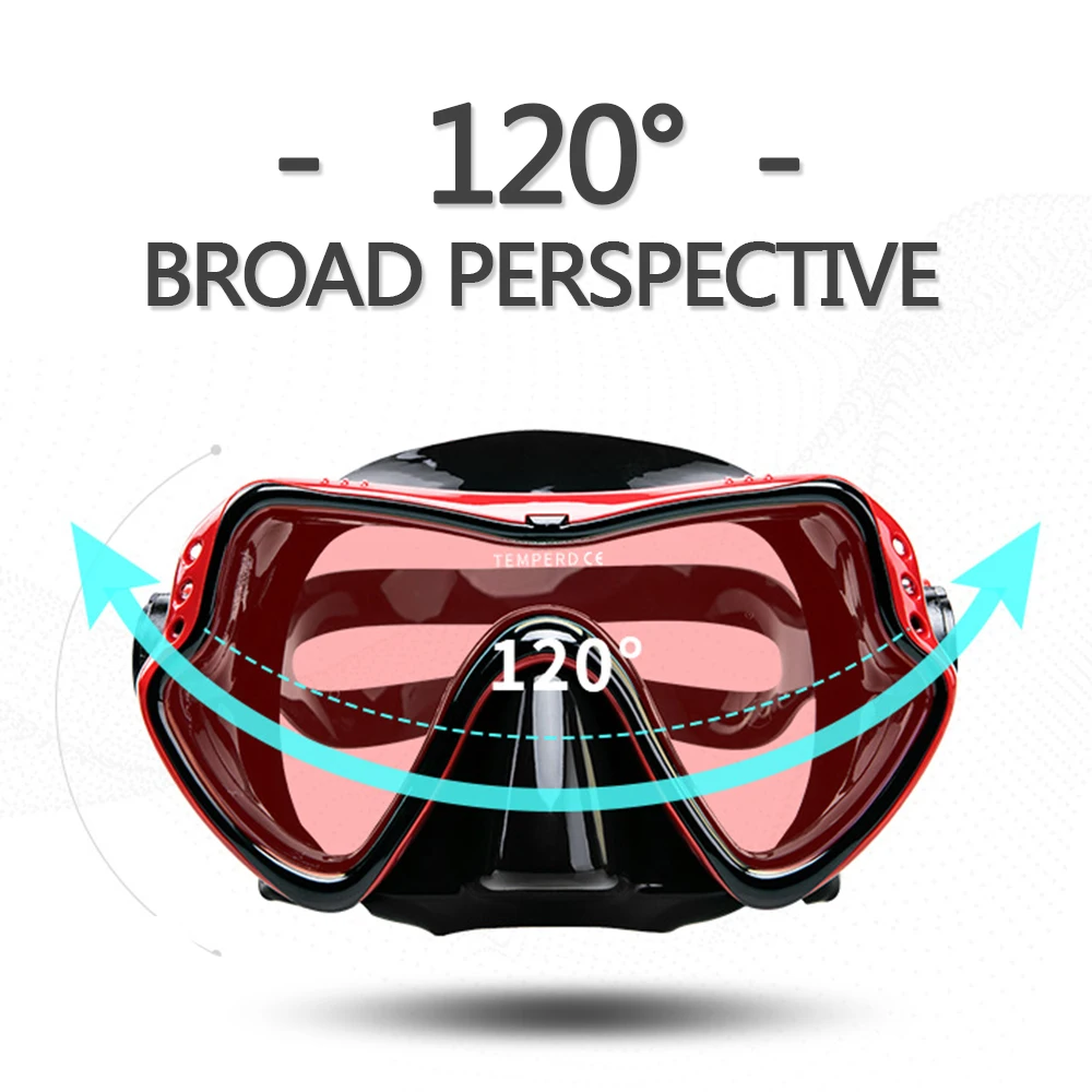 YFXcreate Профессиональный Анти-туман дайвинг очки маска+ легкое дыхание трубка+ плавники набор