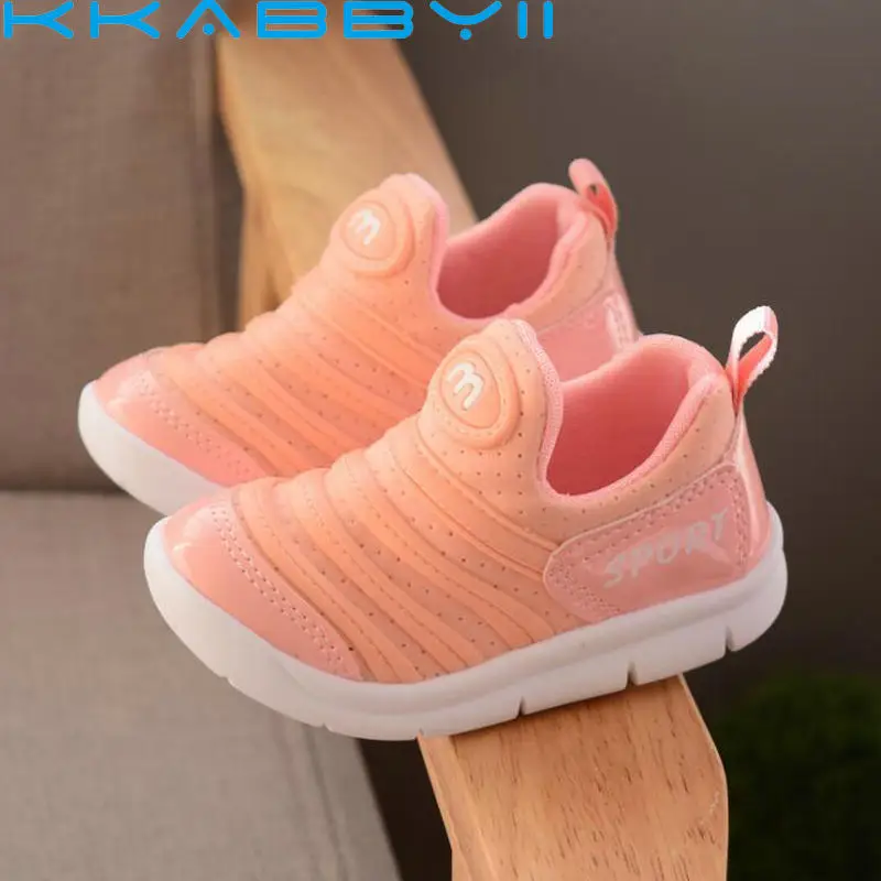 spring and autumn red mesh breathable casual sneakers kids black shoes for girls pink shoes for boys kids sneakers