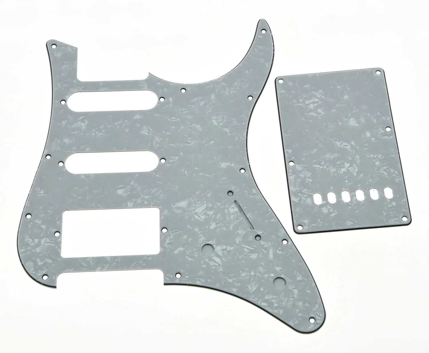 

White Pearl Guitar Pickguard w/ Back Plate and Screws fits Yamaha PACIFICA