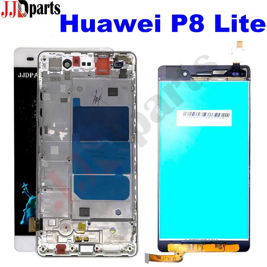 

LCD For Huawei P8 Lite 2015 lcd Touch Screen Digitizer touch p8 lite 2015 with frame 5.0" For P8 Lite 2015 screen Replacement