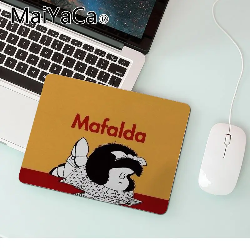 Maiya Mafalda высокоскоростной резиновый коврик для компьютерной мыши ПК игровой коврик для мыши