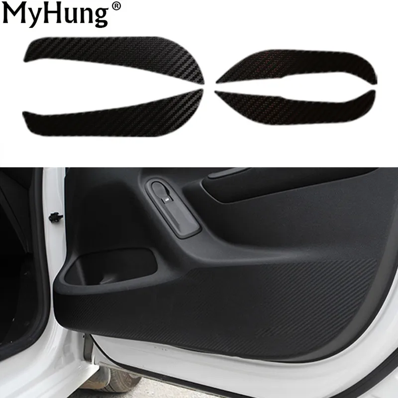For Peugeot 2008 Car Side Door Edge Guard Bumper Trim Protector Stickers 4pcs