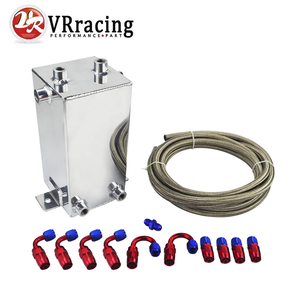 

VR RACING - PERFORMANCE FUEL SURGE TANK KIT 4LTR MIRROR POLISHED AN6 system VR-TK32S-W