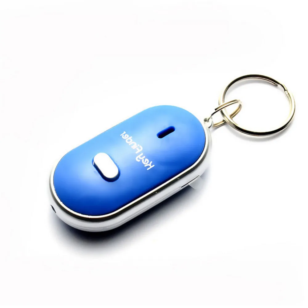 Устройство антипотеря беспроводной сигнал для нахождения ключей брелки для женщин и мужчин электронные противоугонные Эллипс Пластиковые Брелки поиск ключей - Цвет: Blue