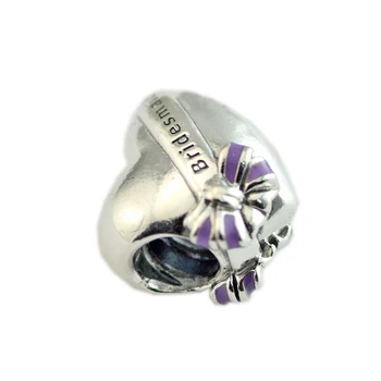 

Best Bridesmaid Charm Fashion Beads For Jewelry Making Fits Sterling Silver Jewelry Bracelets For Woman Gift
