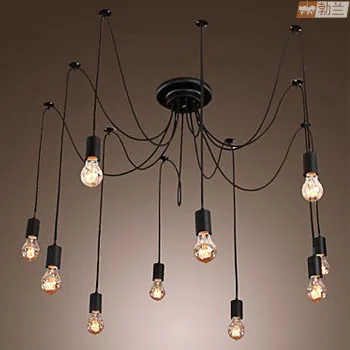 

American vintage brief bulb pendant light study light
