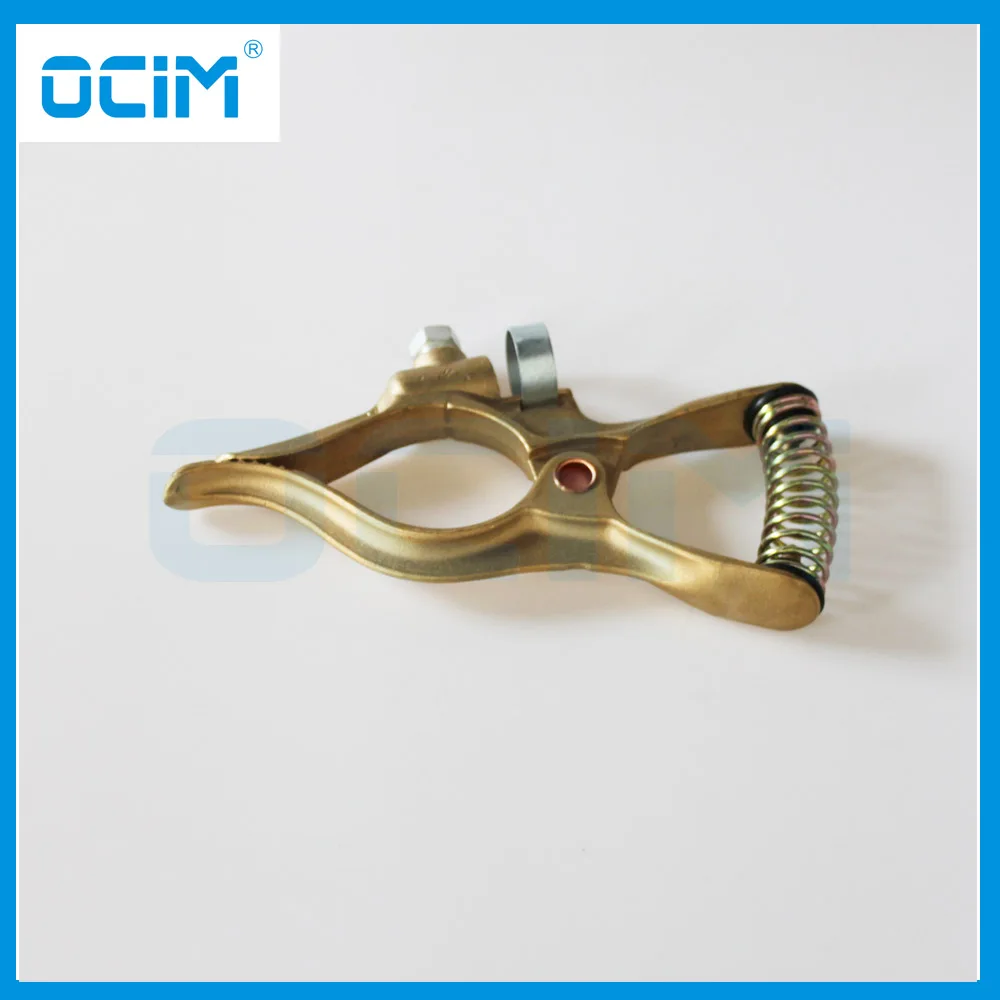 Brass American type earth clamp 6