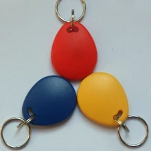 100 шт./лот 125 кГц Proximity брелков em rfid карты Управление доступа тег с кольцом для ключей