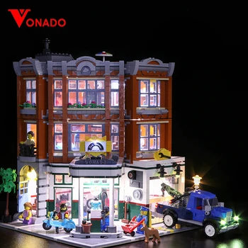 

Led light for LEGO street corner car repair station 10264 2019 new street series building blocks assembled toys (Only lights)