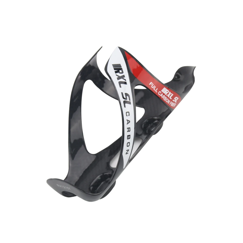 RXL SL Cage Cycling Water Bottle Holder For Bicycle Less Than 75g RedYellowBlueGreen 3K Glossy Bottle Cage Bike Carbon  (6)