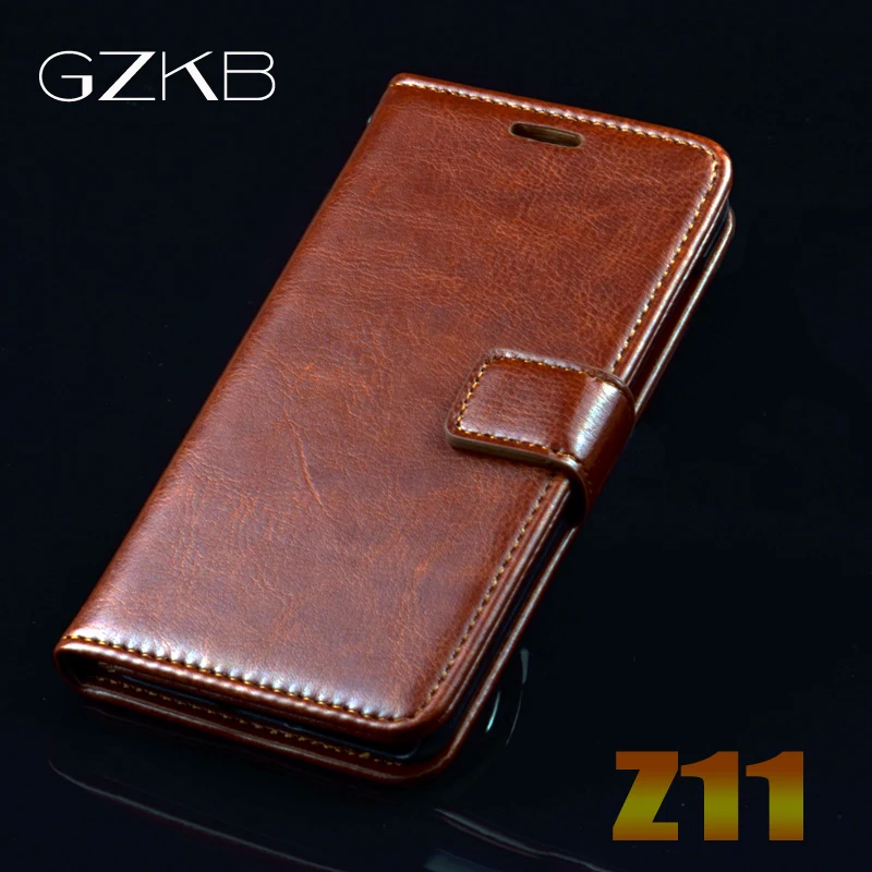 Для ZTE Nubia Z11 чехол gzkb Роскошный кожаный флип для ультра тонкий Бизнес бумажник