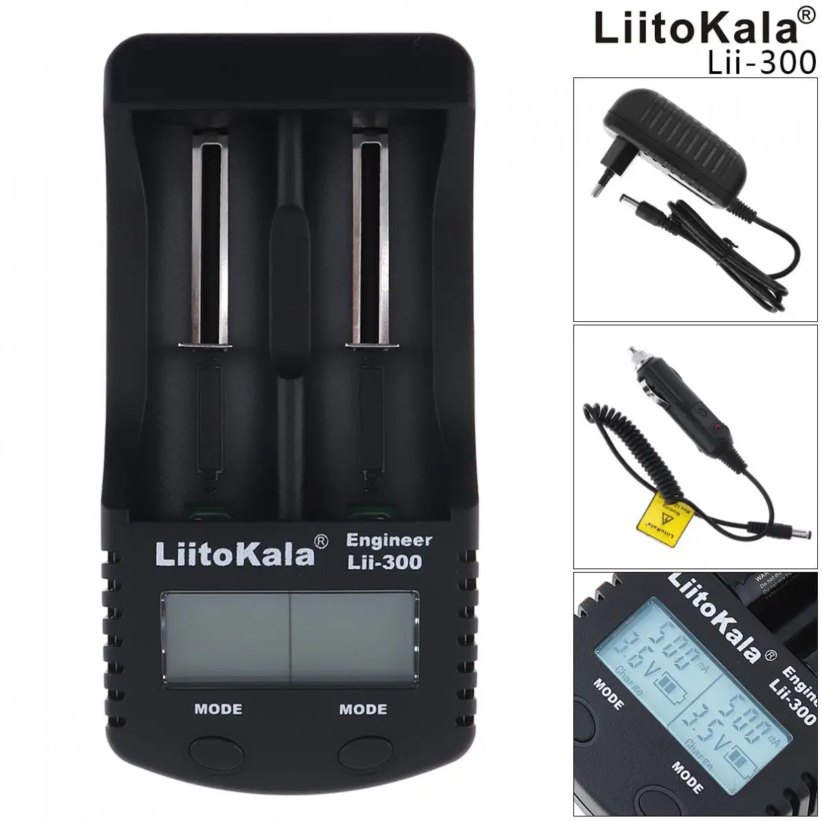 

New Liitokala USB Smart Charger with LED Indicator for AA AAA 18650 26650 18350 10440 18500 Li-ion / Ni-MH Battery