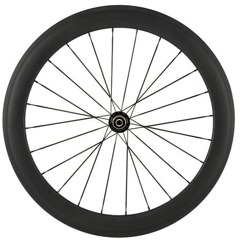 700C клинчер колесная 60 мм матовое заднее колесо 23 мм ширина углеродного волокна шоссейные велосипедные колеса